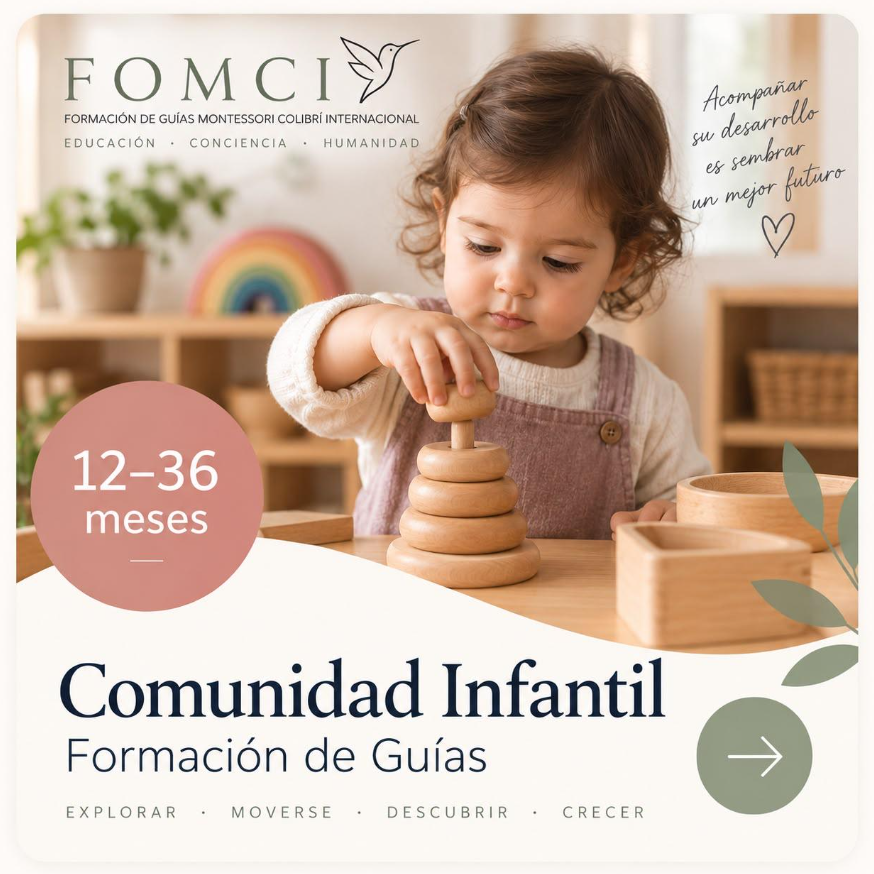 Certificación como Guía Montessori de Comunidad Infantil (12 meses a 3 años)